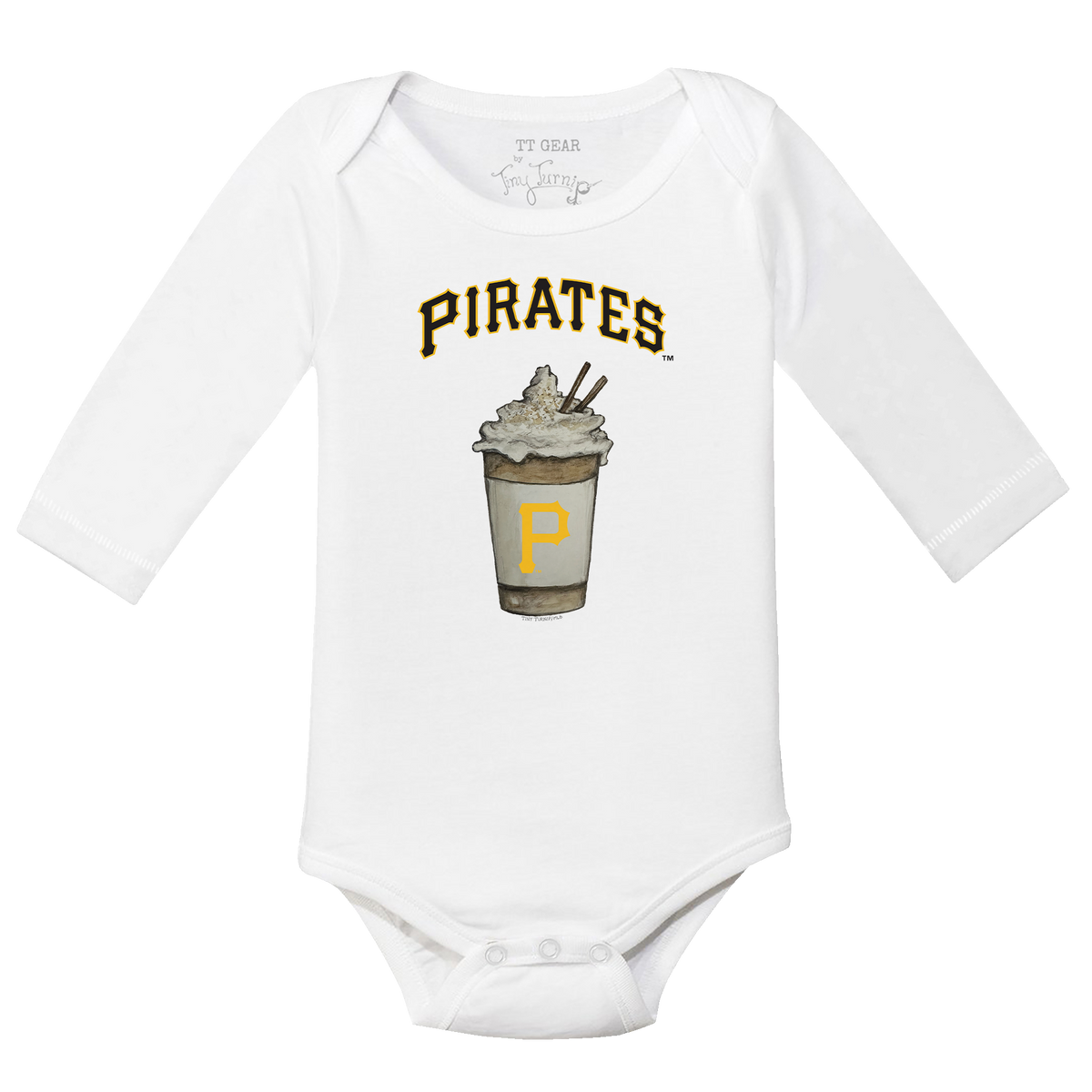Pittsburgh Pirates Latte Long Sleeve Snapper