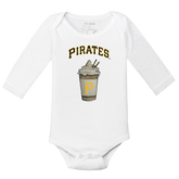 Pittsburgh Pirates Latte Long Sleeve Snapper