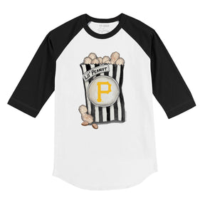 Pittsburgh Pirates Lil' Peanut 3/4 Black Sleeve Raglan