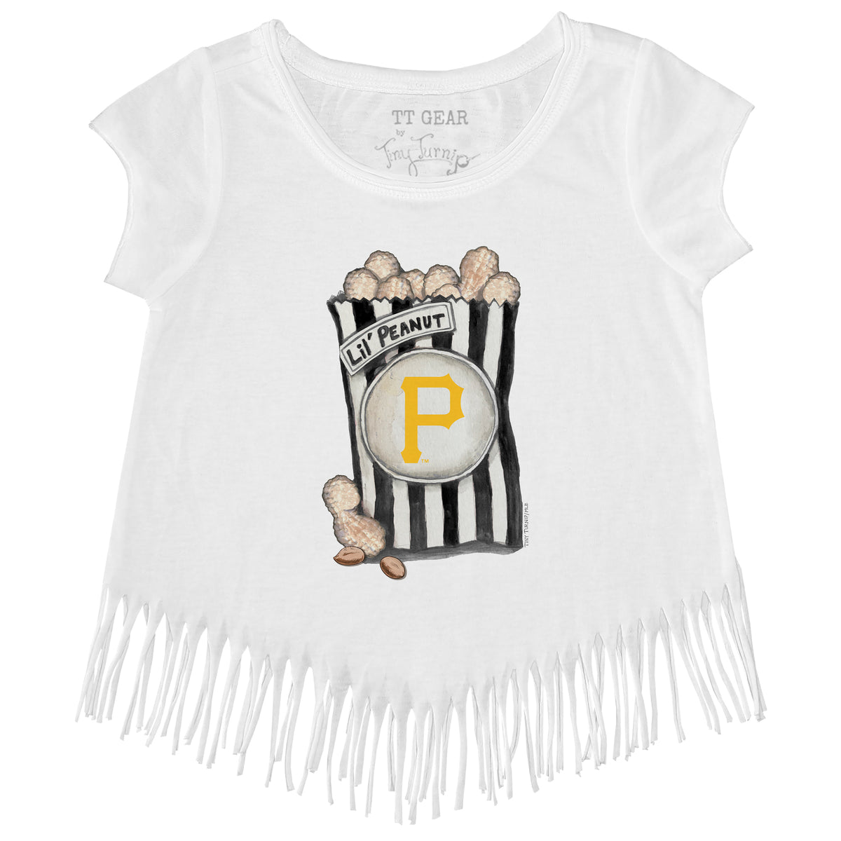 Pittsburgh Pirates Lil' Peanut Fringe Tee