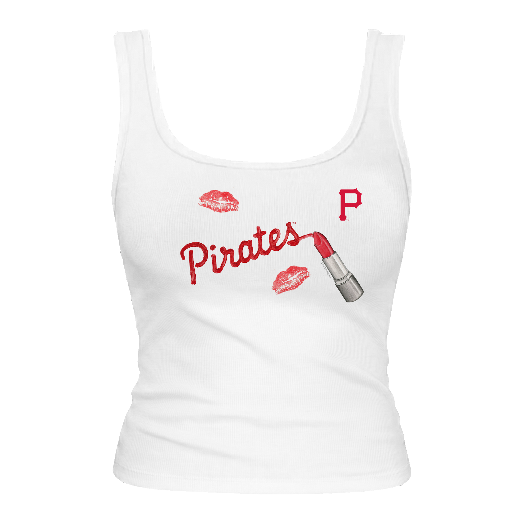 Pittsburgh Pirates Lipstick Emmy Tank