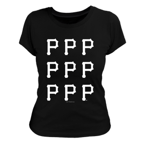 Pittsburgh Pirates Logo Grid Tee Shirt