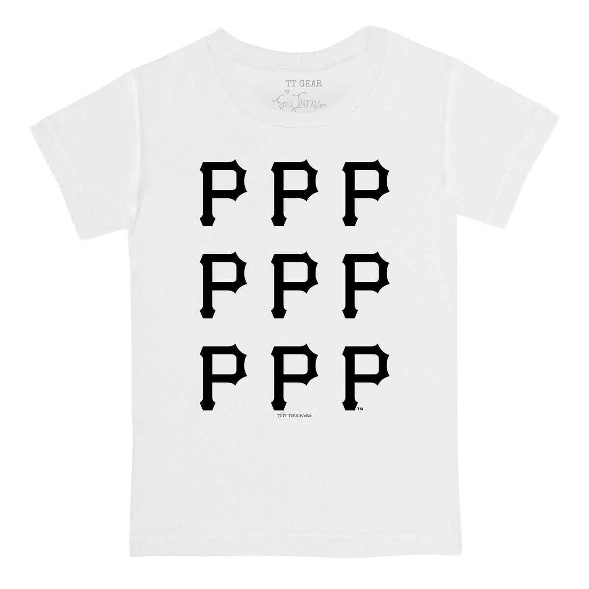 Pittsburgh Pirates Logo Grid Tee Shirt