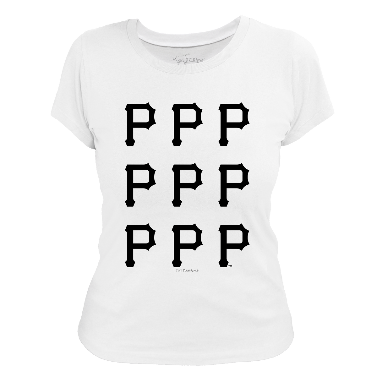 Pittsburgh Pirates Logo Grid Tee Shirt