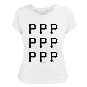 Pittsburgh Pirates Logo Grid Tee Shirt