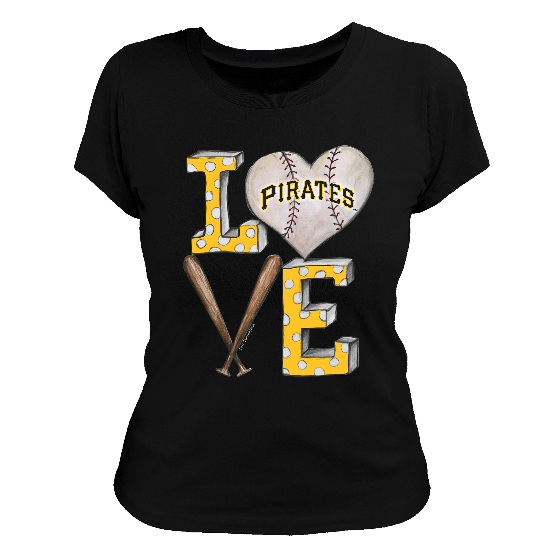 Pittsburgh Pirates Baseball LOVE Tee Shirt