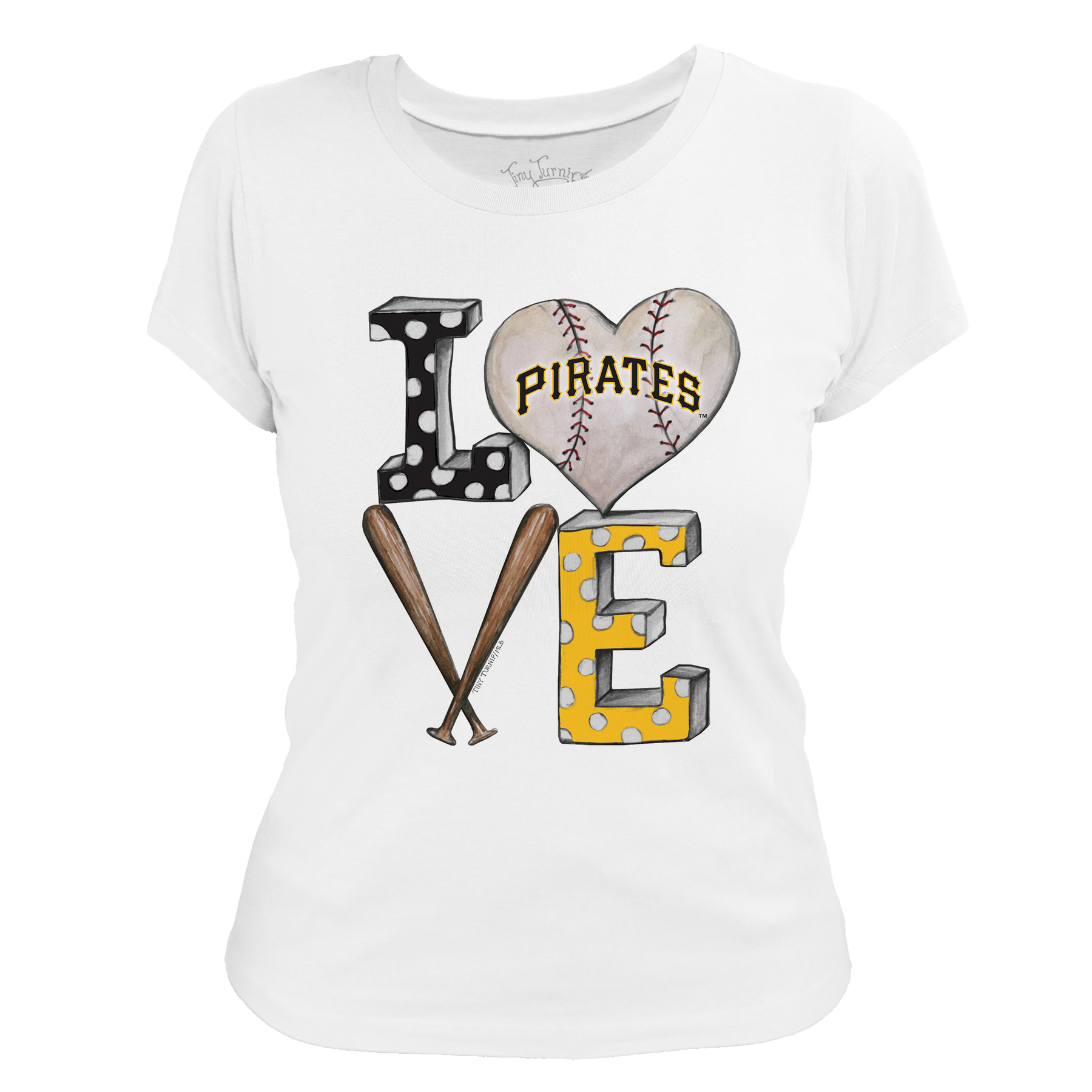 Pittsburgh Pirates Baseball LOVE Tee Shirt