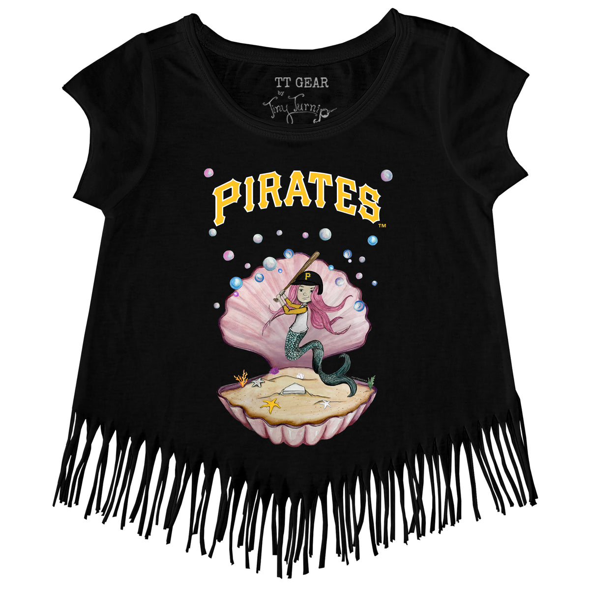 Pittsburgh Pirates Mermaid Fringe Tee