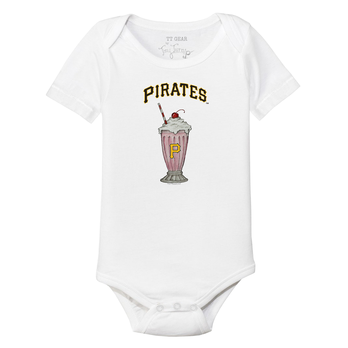Pittsburgh Pirates Milkshake Short Sleeve Snapper