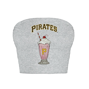 Pittsburgh Pirates Milkshake Crop Tube Top