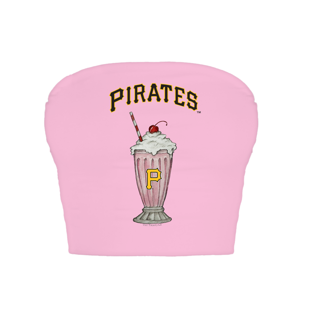 Pittsburgh Pirates Milkshake Crop Tube Top