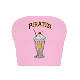 Pittsburgh Pirates Milkshake Crop Tube Top