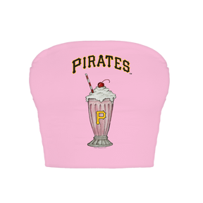 Pittsburgh Pirates Milkshake Crop Tube Top