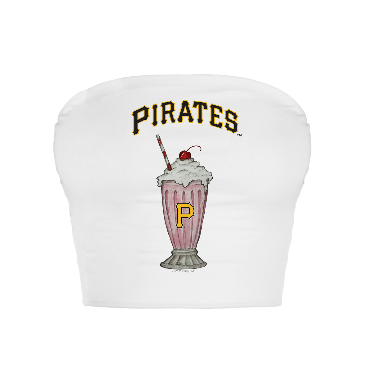 Pittsburgh Pirates Milkshake Crop Tube Top