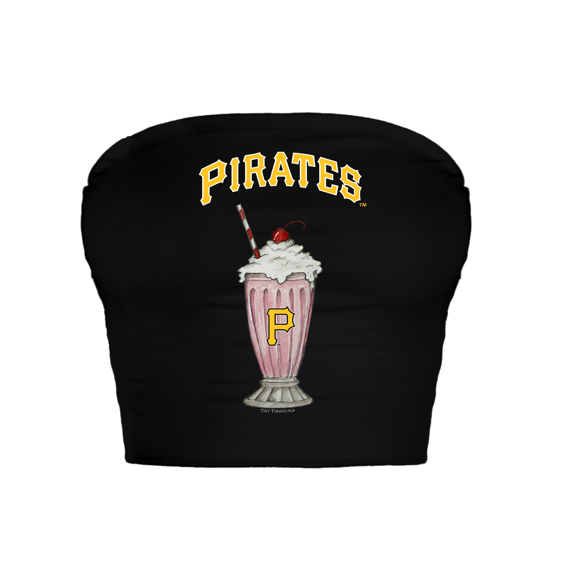 Pittsburgh Pirates Milkshake Crop Tube Top
