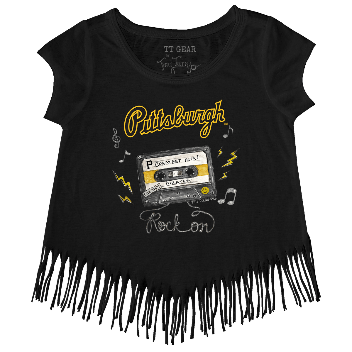 Pittsburgh Pirates Mixtape Fringe Tee - Tiny Turnip