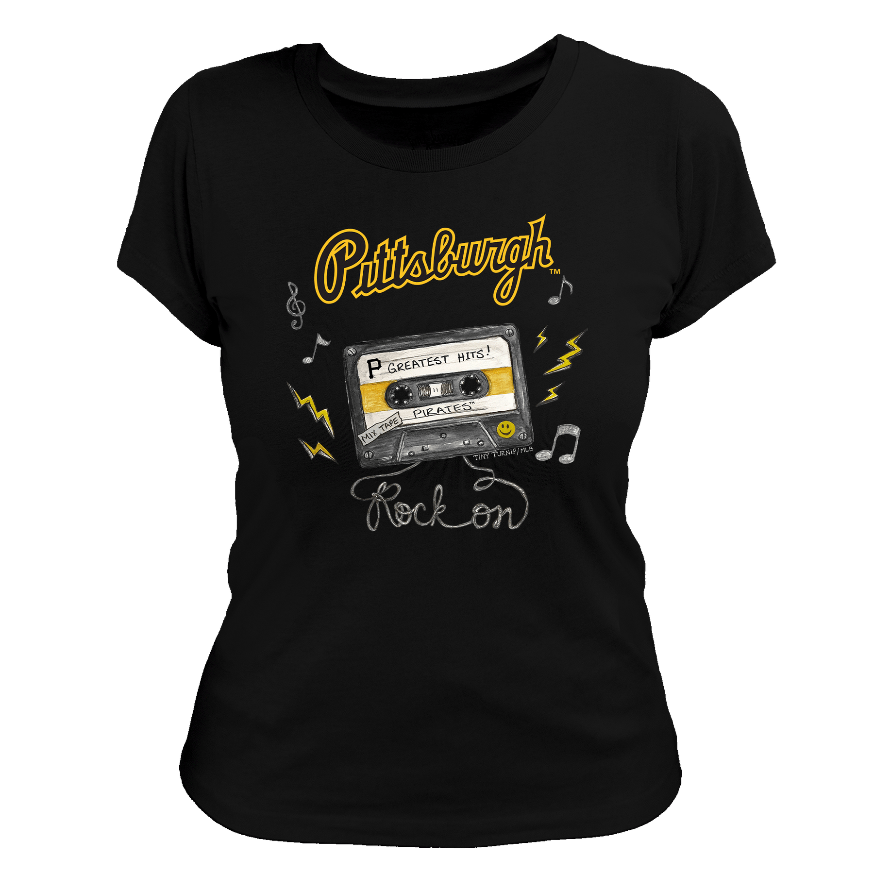 Pittsburgh Pirates Mixtape Women's Tee Shirt