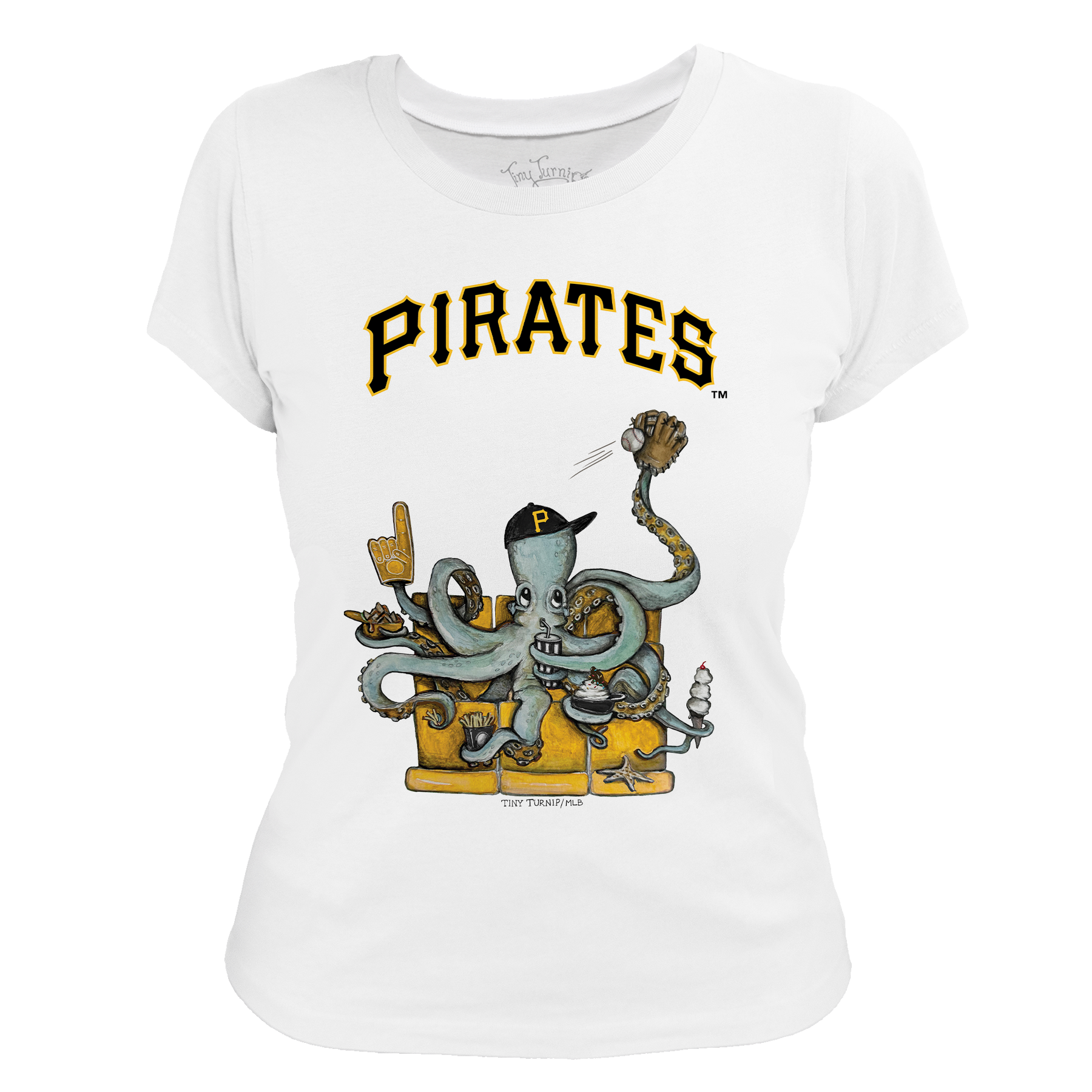 Pittsburgh Pirates Octopus Tee Shirt