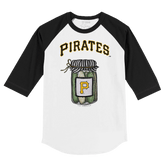 Pittsburgh Pirates Pickle Jar 3/4 Black Sleeve Raglan