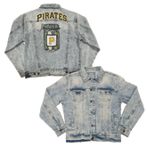 Pittsburgh Pirates Pickle Jar Boyfriend Denim Jacket