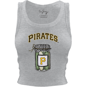 Pittsburgh Pirates Pickle Jar Crop Tank