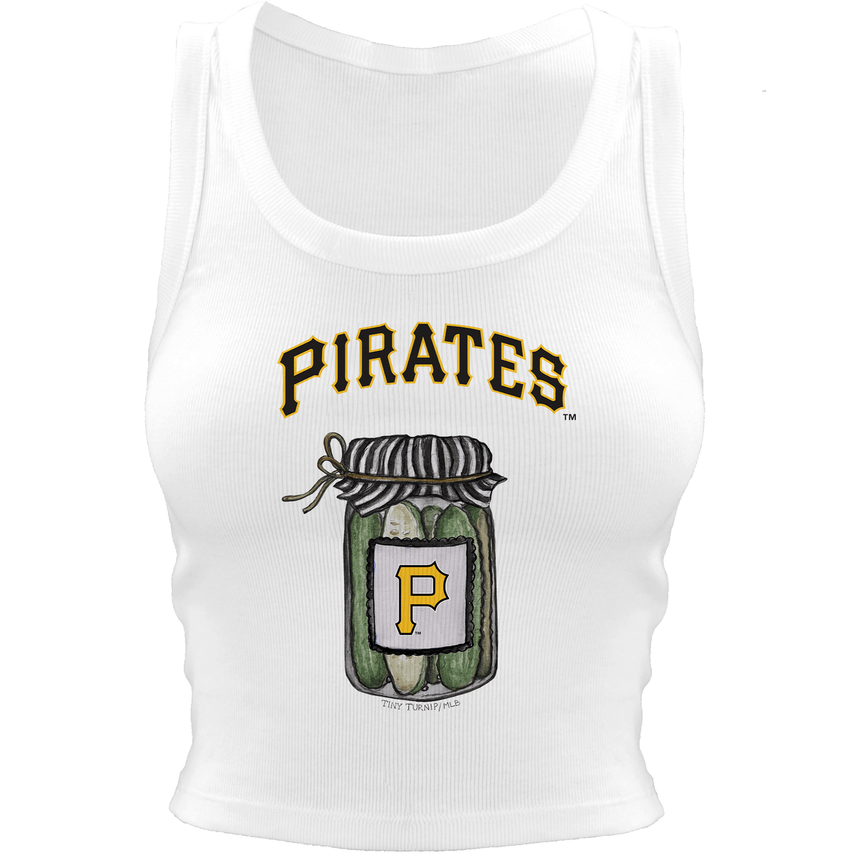 Pittsburgh Pirates Pickle Jar Crop Tank