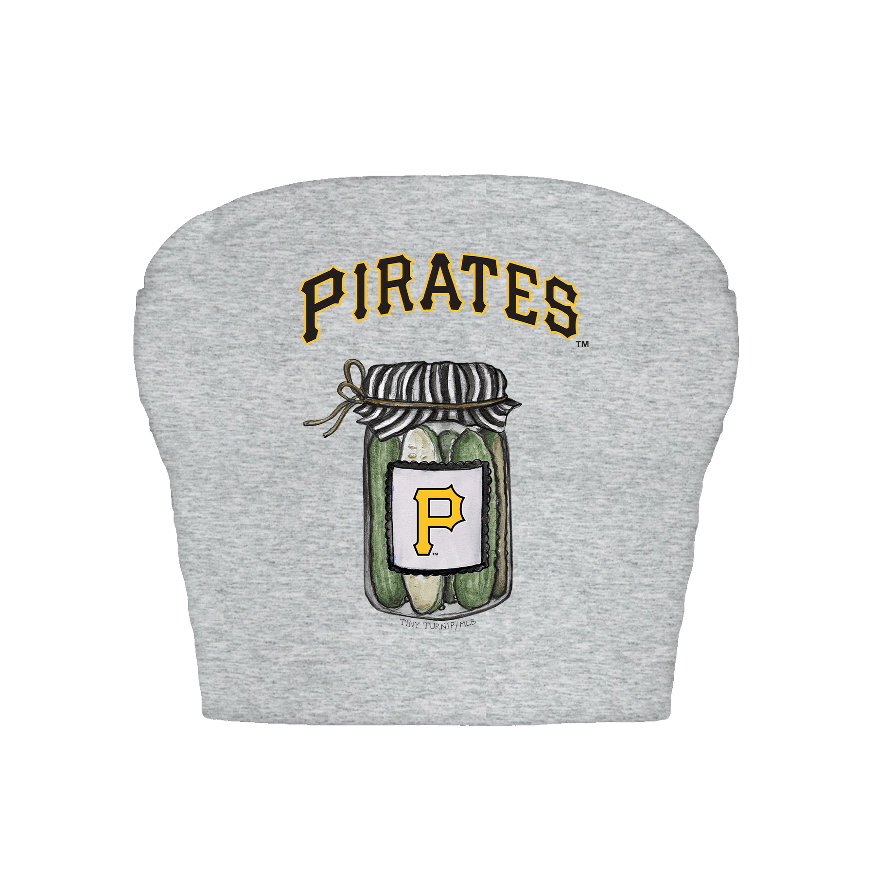 Pittsburgh Pirates Pickle Jar Crop Tube Top