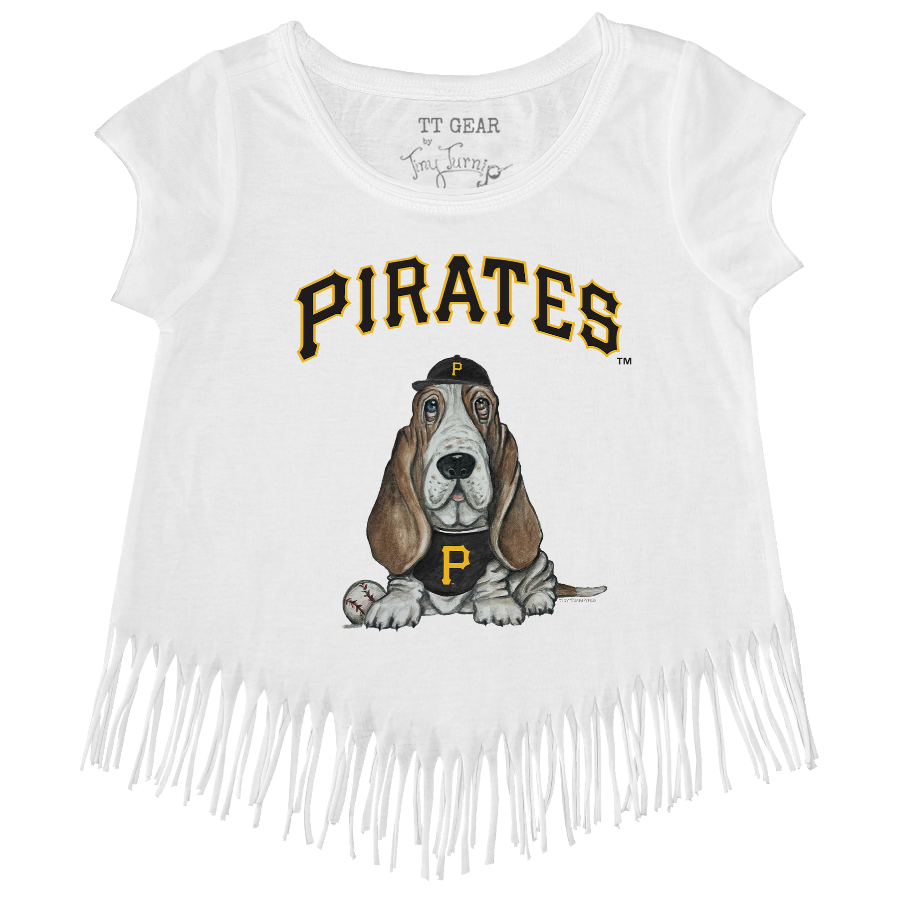 Pittsburgh Pirates Puddy Fringe Tee - Tiny Turnip