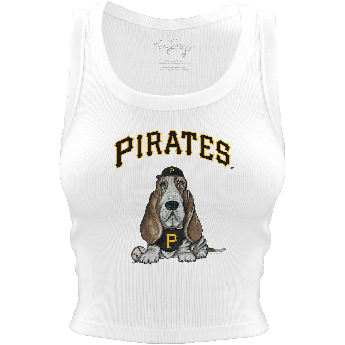 Pittsburgh Pirates Puddy Crop Tank - Tiny Turnip