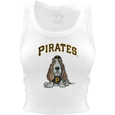 Pittsburgh Pirates Puddy Crop Tank - Tiny Turnip
