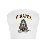 Pittsburgh Pirates Puddy Crop Tube Top - Tiny Turnip