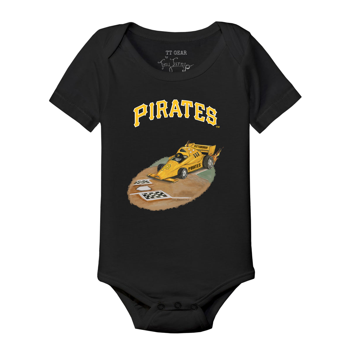 Pittsburgh Pirates Race Car Short Sleeve Snapper