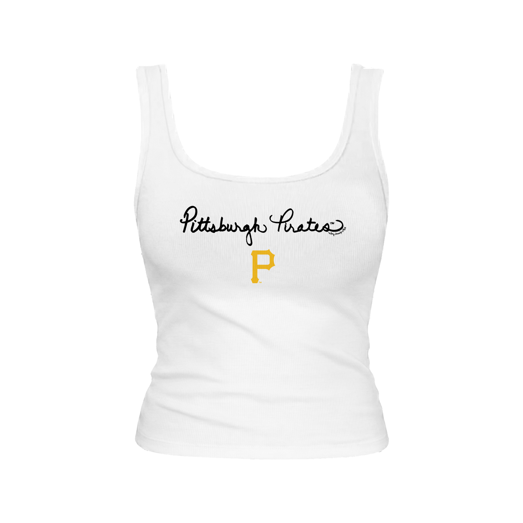 Pittsburgh Pirates Logo Script Emmy Tank