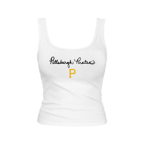 Pittsburgh Pirates Logo Script Emmy Tank