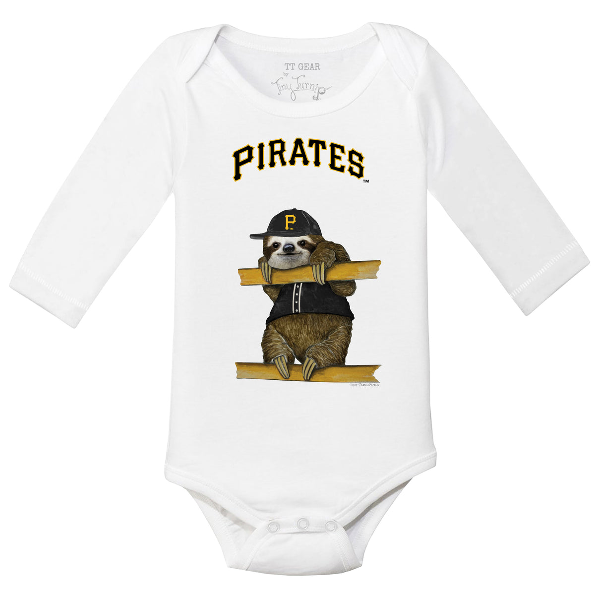 Pittsburgh Pirates Sloth Long Sleeve Snapper