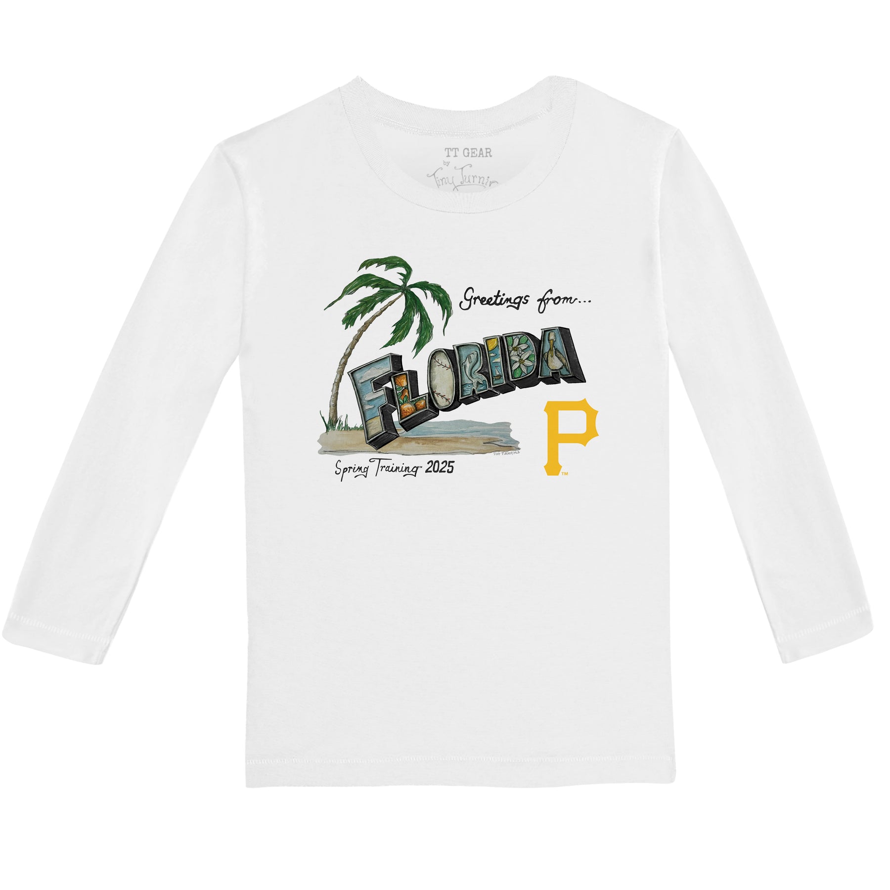 Pittsburgh Pirates Spring Training 2025 Long-Sleeve Tee Shirt