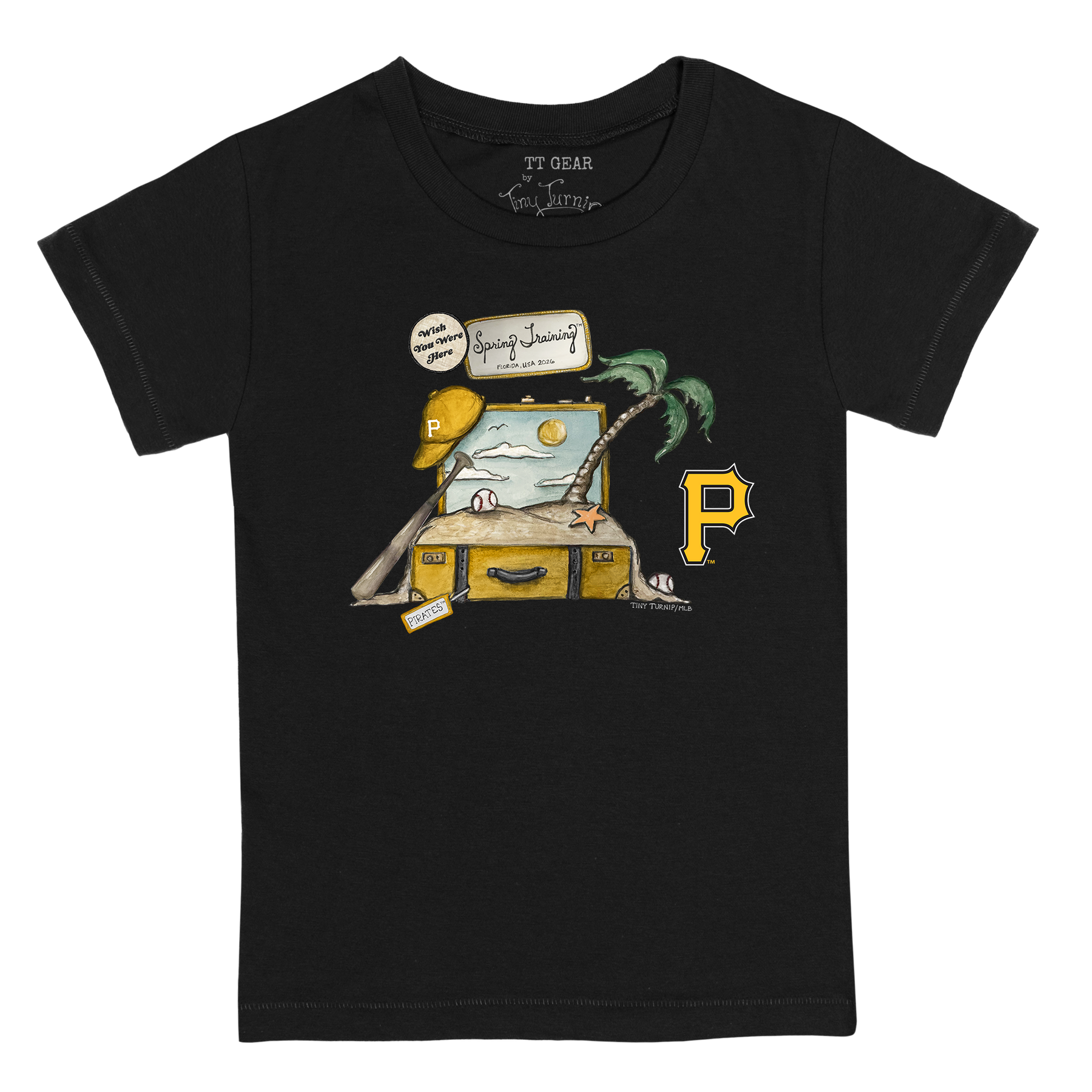 Pittsburgh Pirates Spring Training 2026 Kid's Tee Shirt - Tiny Turnip