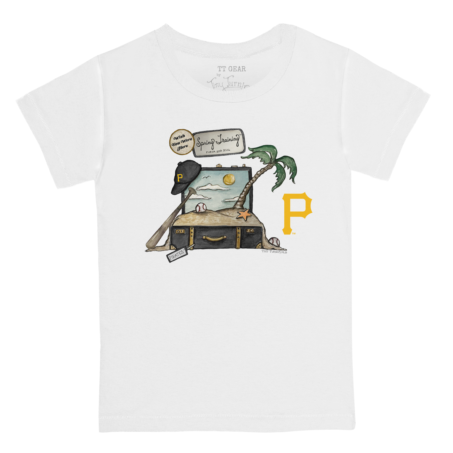 Pittsburgh Pirates Spring Training 2026 Kid's Tee Shirt - Tiny Turnip