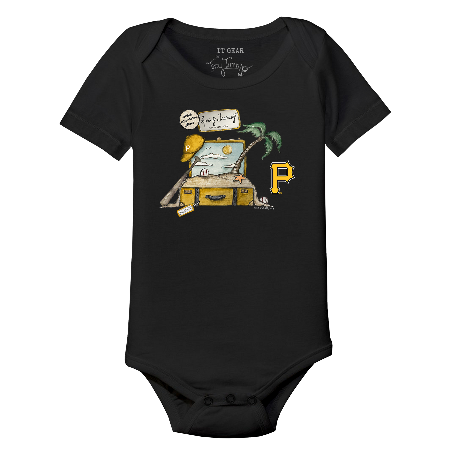 Pittsburgh Pirates Spring Training 2026 Short Sleeve Snapper - Tiny Turnip