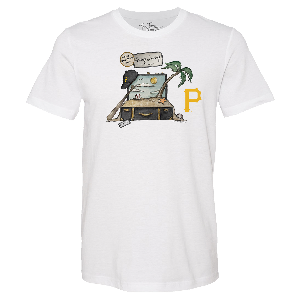 Pittsburgh Pirates Spring Training 2026 Unisex Tee Shirt - Tiny Turnip