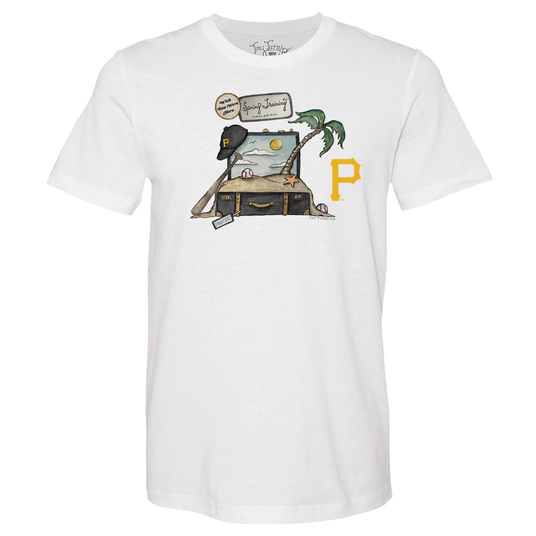 Pittsburgh Pirates Spring Training 2026 Unisex Tee Shirt - Tiny Turnip