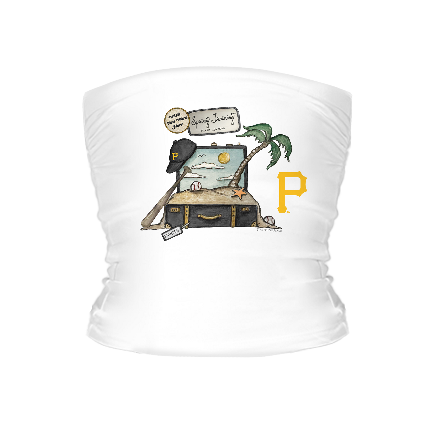 Pittsburgh Pirates Spring Training 2026 Tube Top - Tiny Turnip