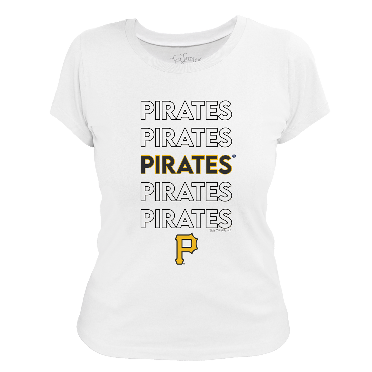 Pittsburgh Pirates Stacked Tee Shirt