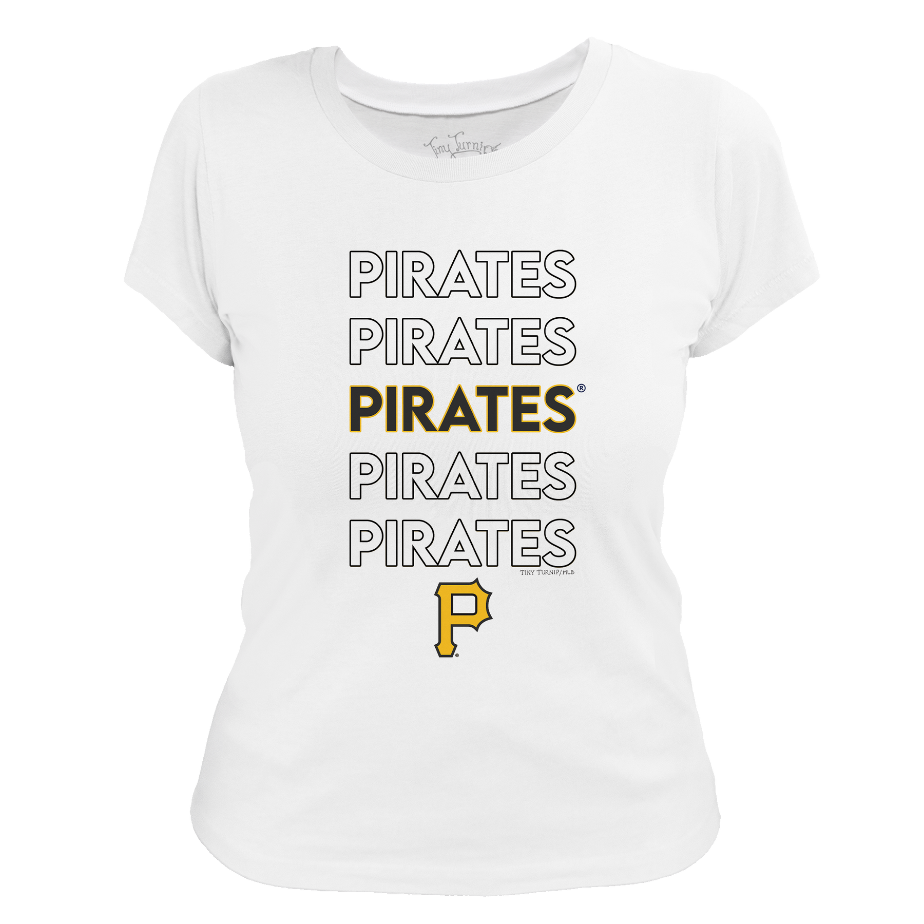 Pittsburgh Pirates Stacked Tee Shirt