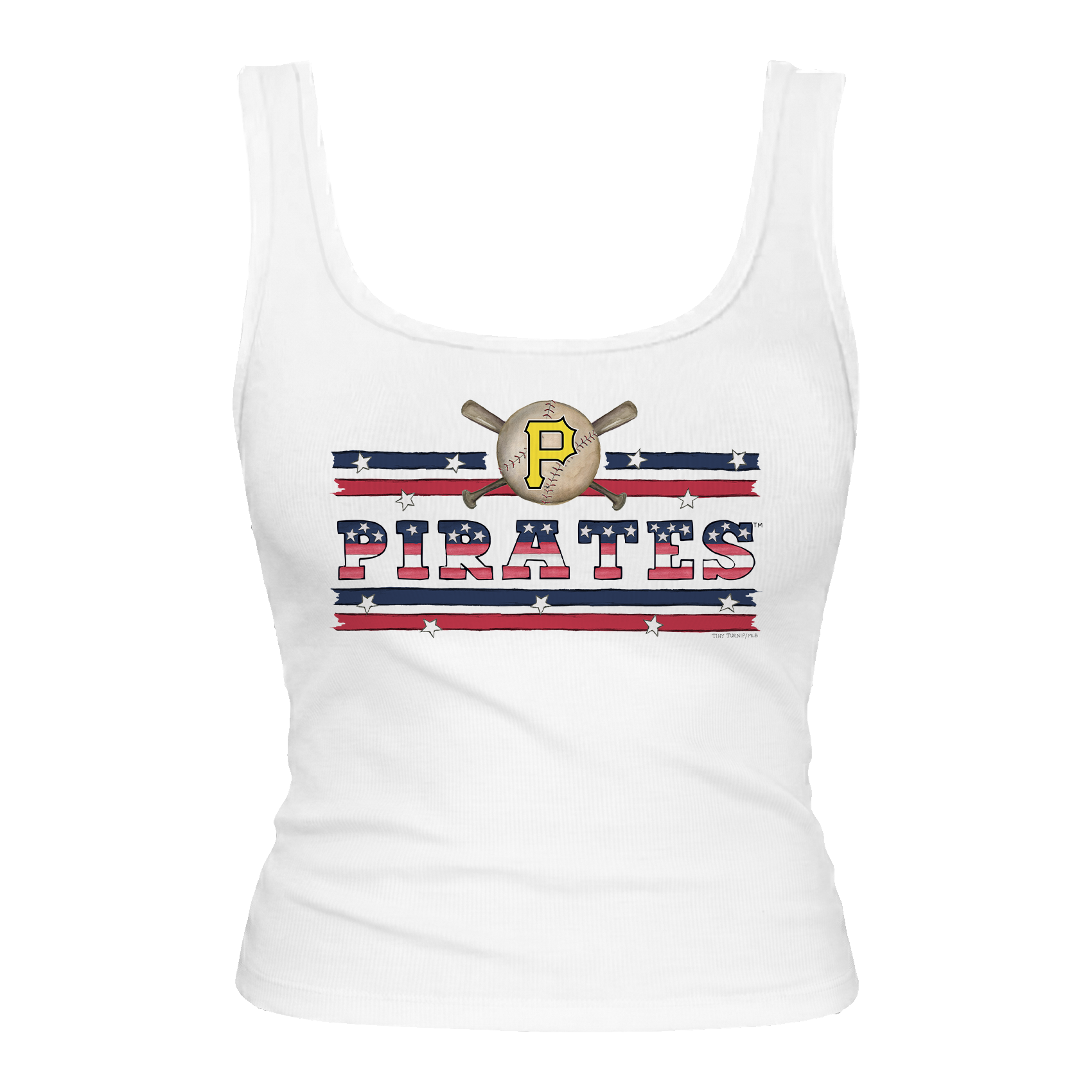 Pittsburgh Pirates Stars and Stripes Emmy Tank