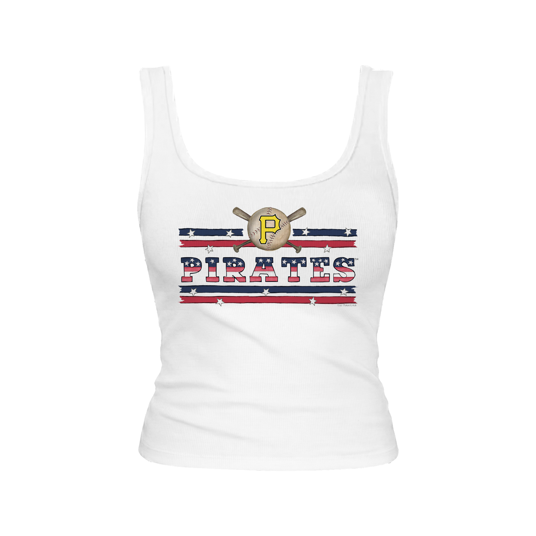 Pittsburgh Pirates Stars and Stripes Emmy Tank
