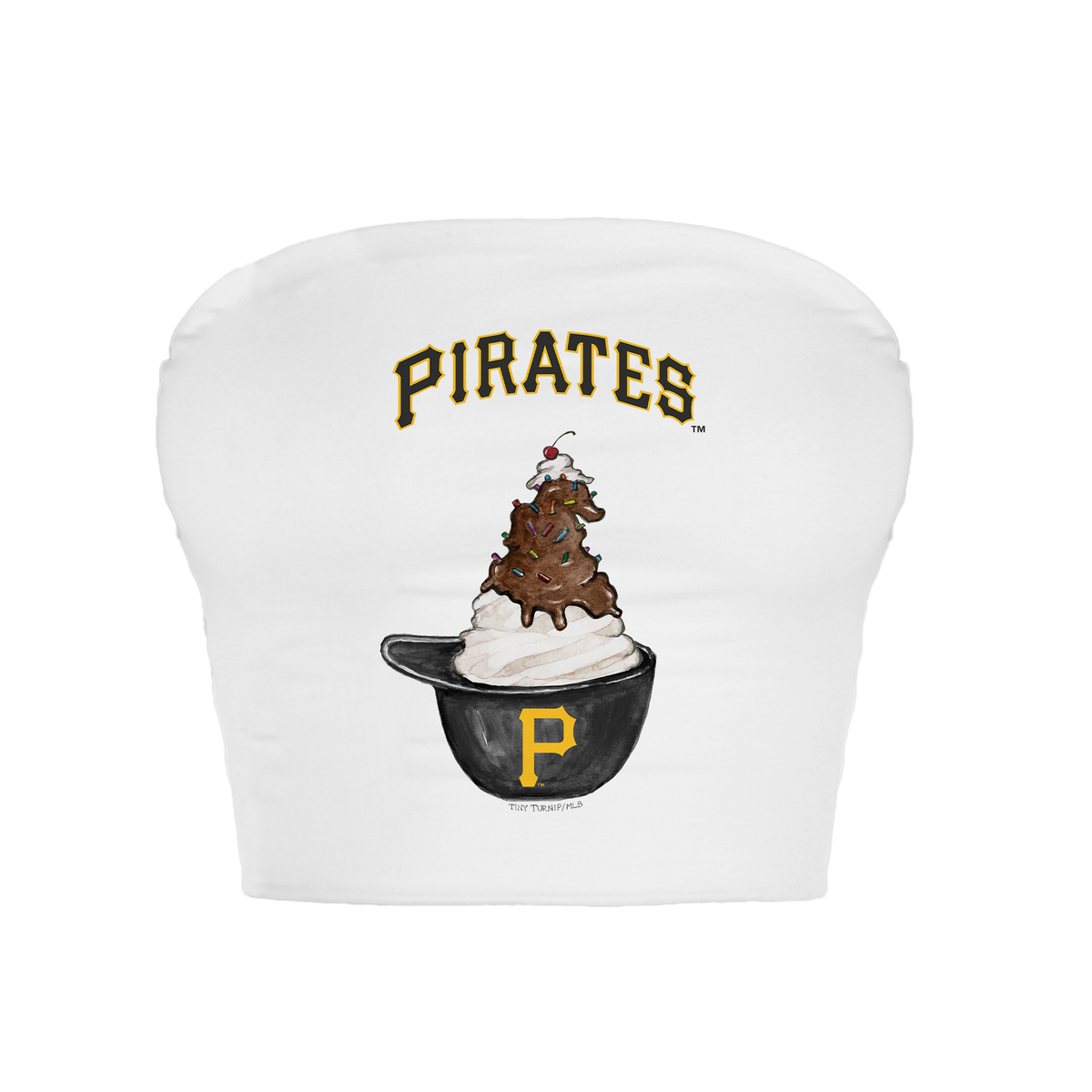 Pittsburgh Pirates Sundae Helmet Crop Tube Top