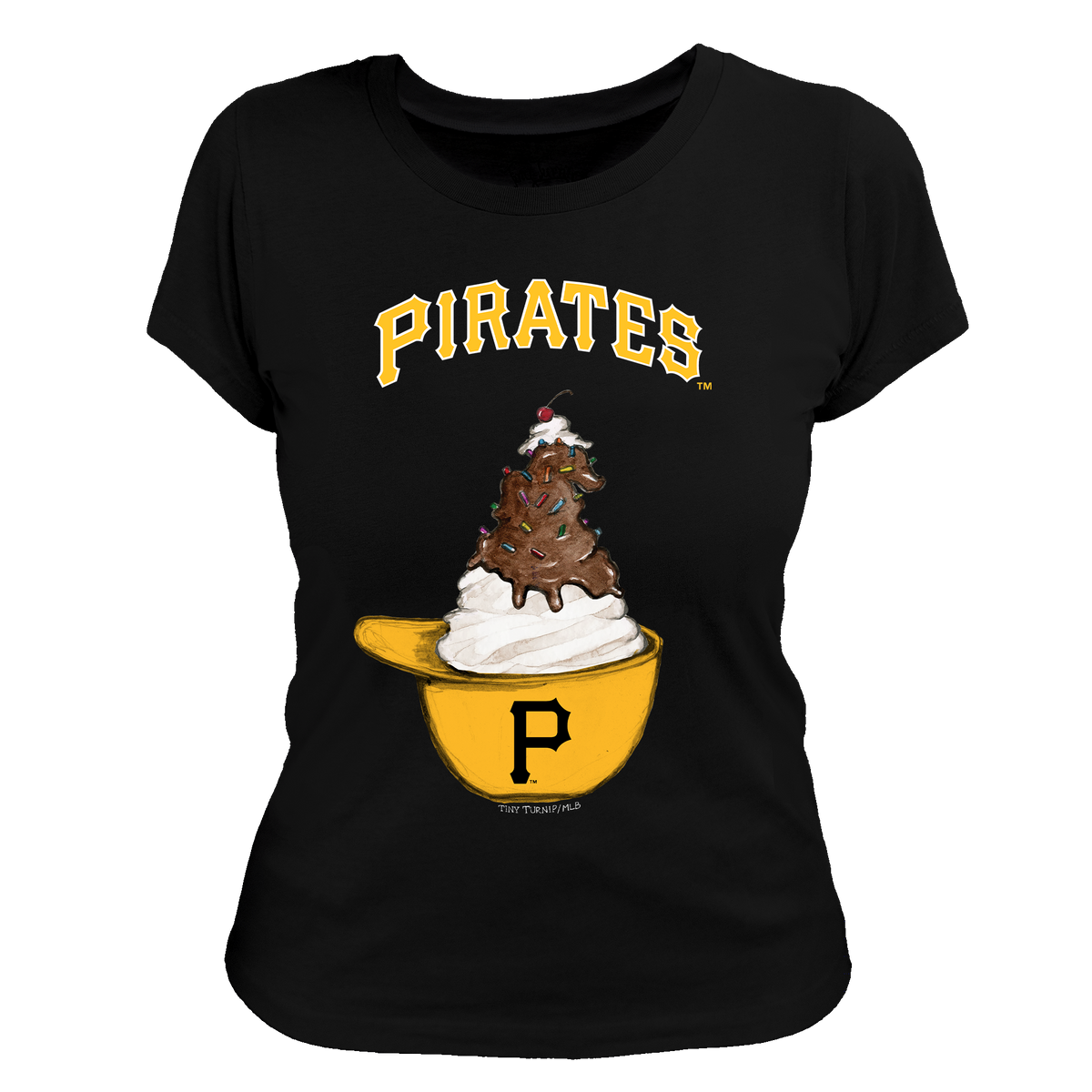Pittsburgh Pirates Sundae Helmet Women's Tee Shirt