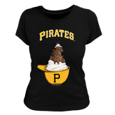Pittsburgh Pirates Sundae Helmet Women's Tee Shirt