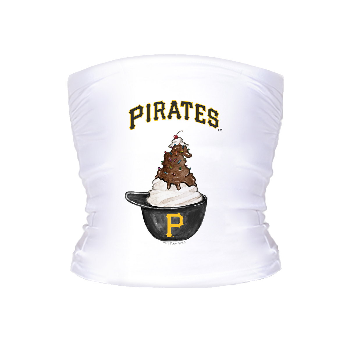 Pittsburgh Pirates Sundae Helmet Crop Tube Top
